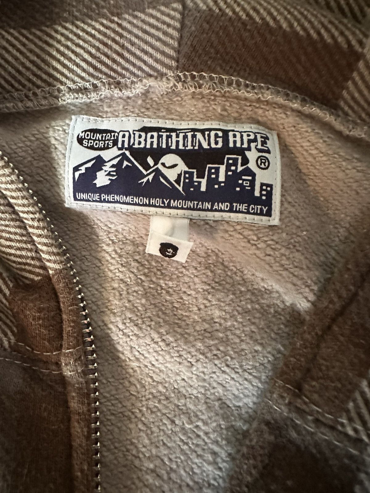 Bape Bape Buffalo Check Multi Pocket Full Zip Hoodie Size M Size US M / EU 48-50 / 2 - 4 Thumbnail