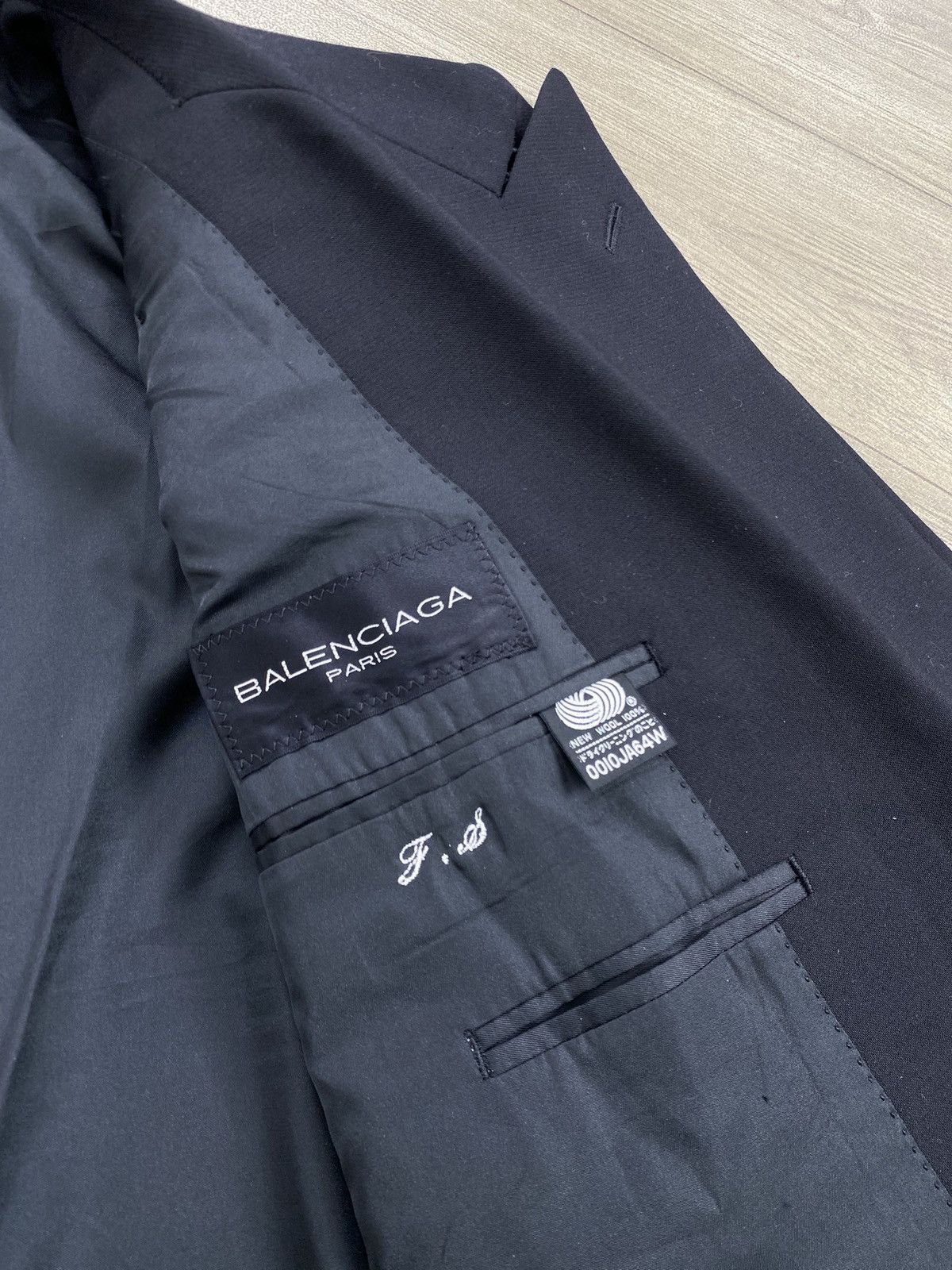 Balenciaga Vintage Balenciaga Paris Blazers Coat Wool Jacket Size 40R - 11 Thumbnail
