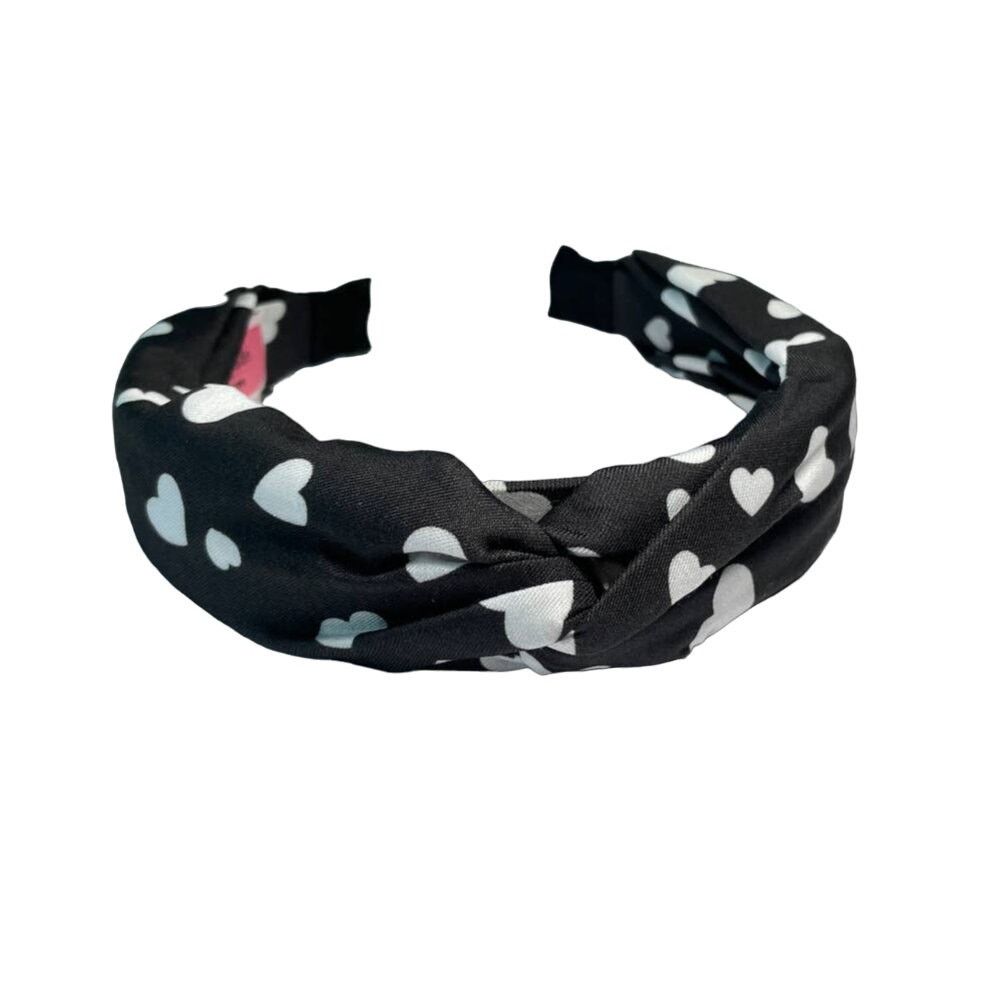 Kate Spade Kate Spade Love Hearts Twisted Headband Black Multi Size ONE SIZE - 2 Thumbnail