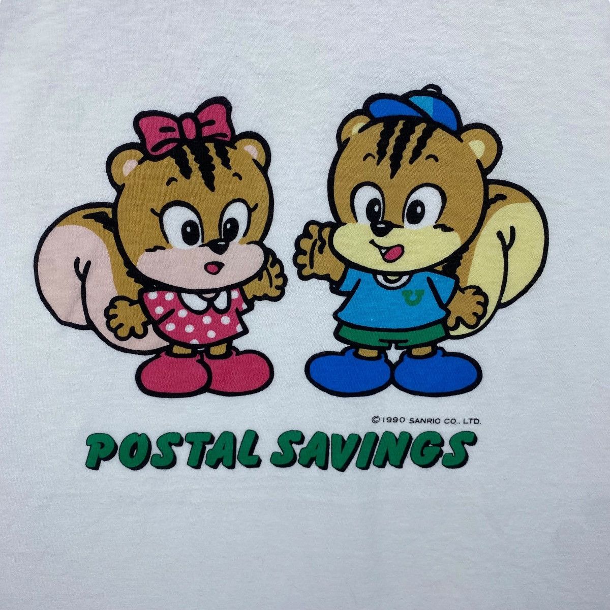 Vintage Vintage 90's POSTAL SAVINGS Sanrio Cartoon Graphic Tee Shirt Size M / US 6-8 / IT 42-44 - 2 Thumbnail