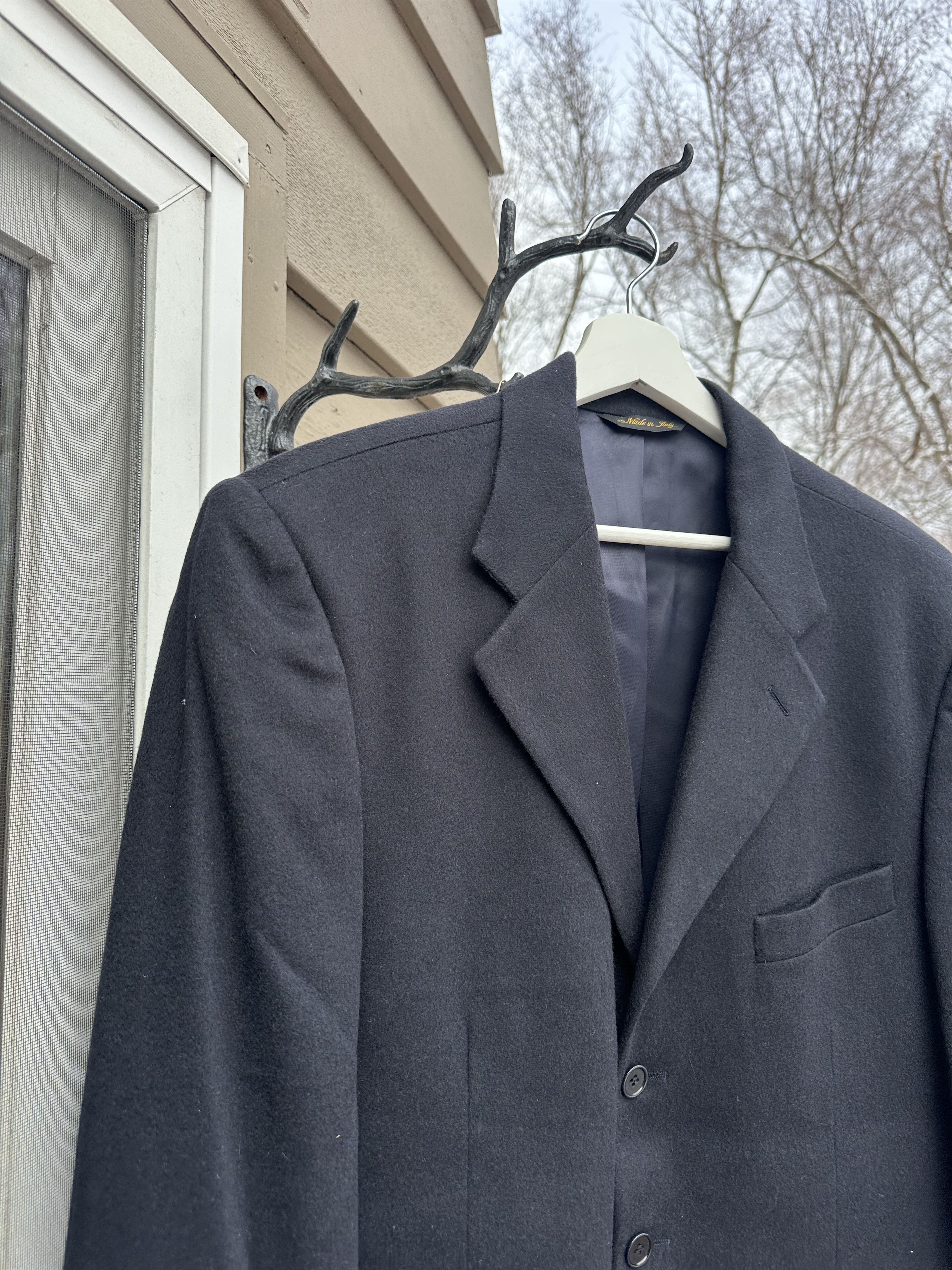Vintage Vintage Luxury Men’s Blazer Louis Dell'Olio Cashmere Size 50S - 9 Thumbnail