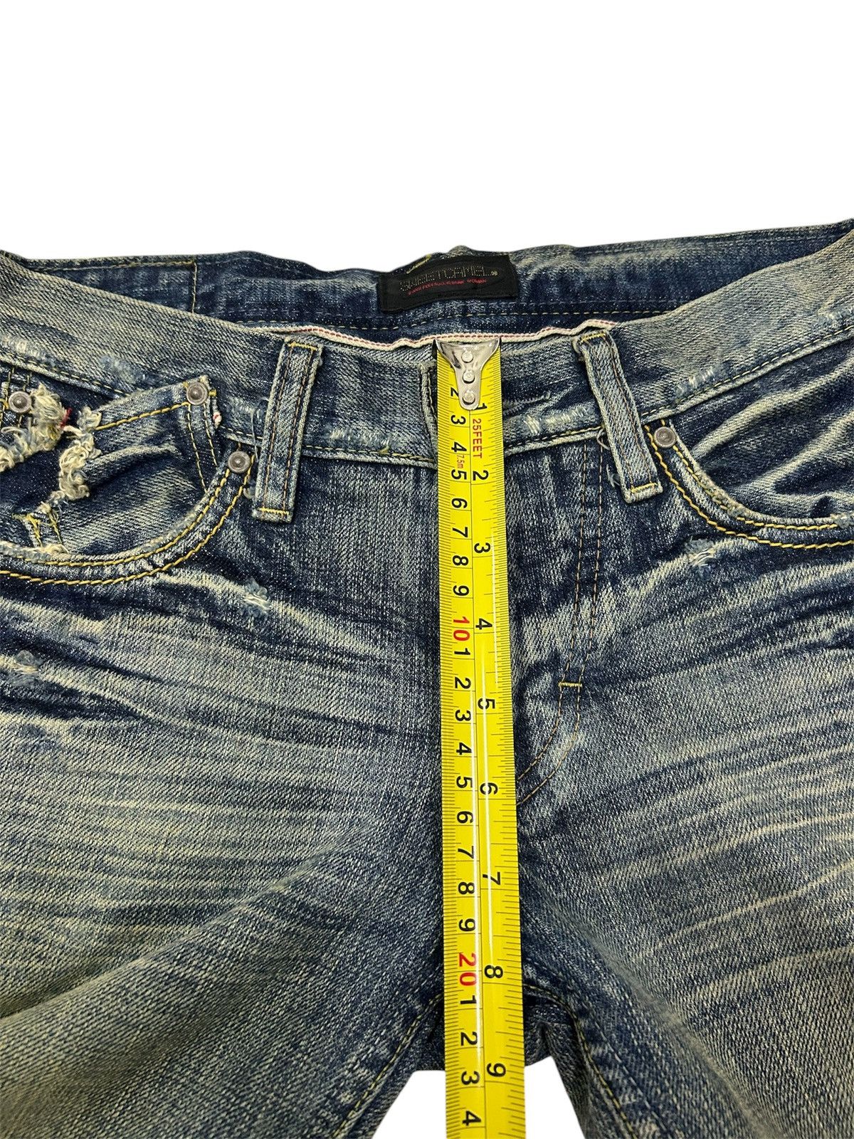 Japanese Brand Vintage Japanese Sweetcamel Distressed Selvedge Women Jeans Size US 29 - 21 Thumbnail