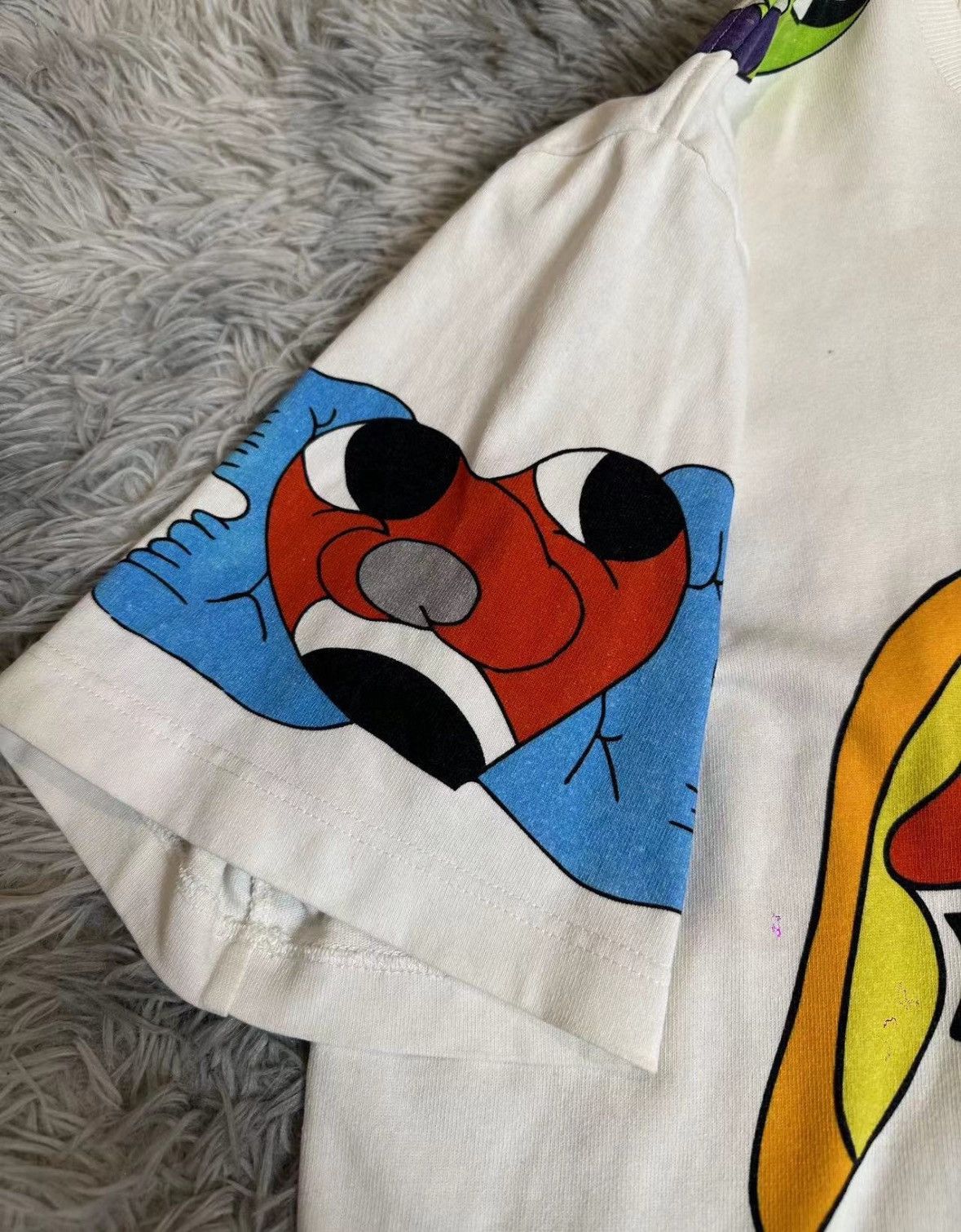 Louis Vuitton Louis Vuitton size 4l Cartoon LOGO printed T shirt with ro Size US XXL / EU 58 / 5 - 9 Thumbnail