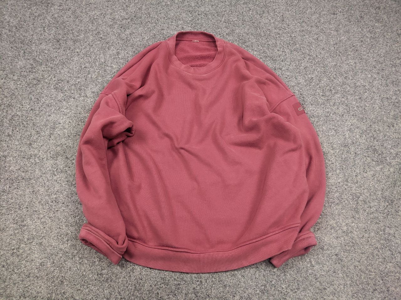 Alo Alo Yoga Accolade Crew Neck Oversized Sweatshirt purple pink Size L / US 10 / IT 46 - 2 Thumbnail