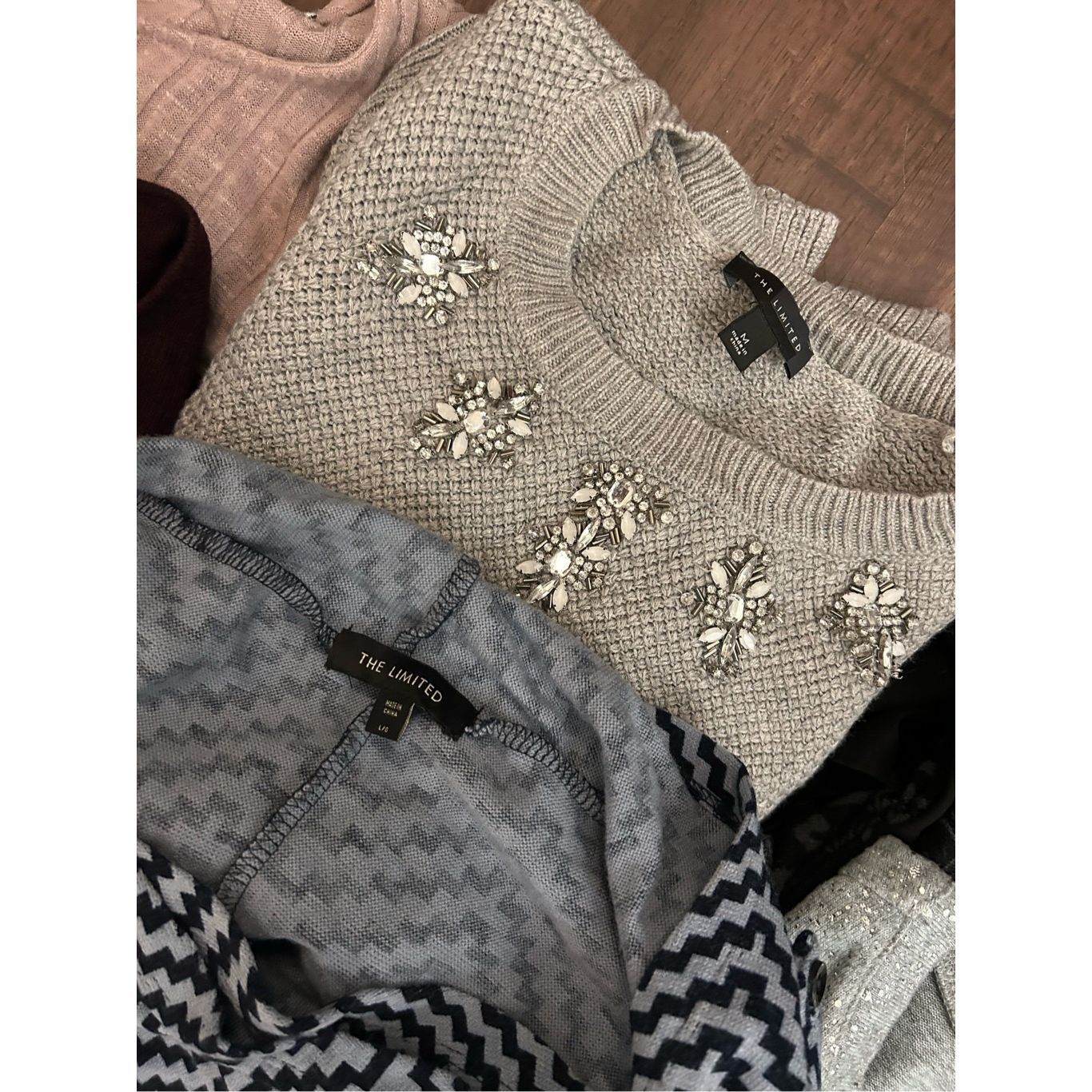 Loft Sweater/Long-Sleeve Lot of 9! Medium & Large, Ann Taylor Lof Size L / US 10 / IT 46 - 6 Thumbnail