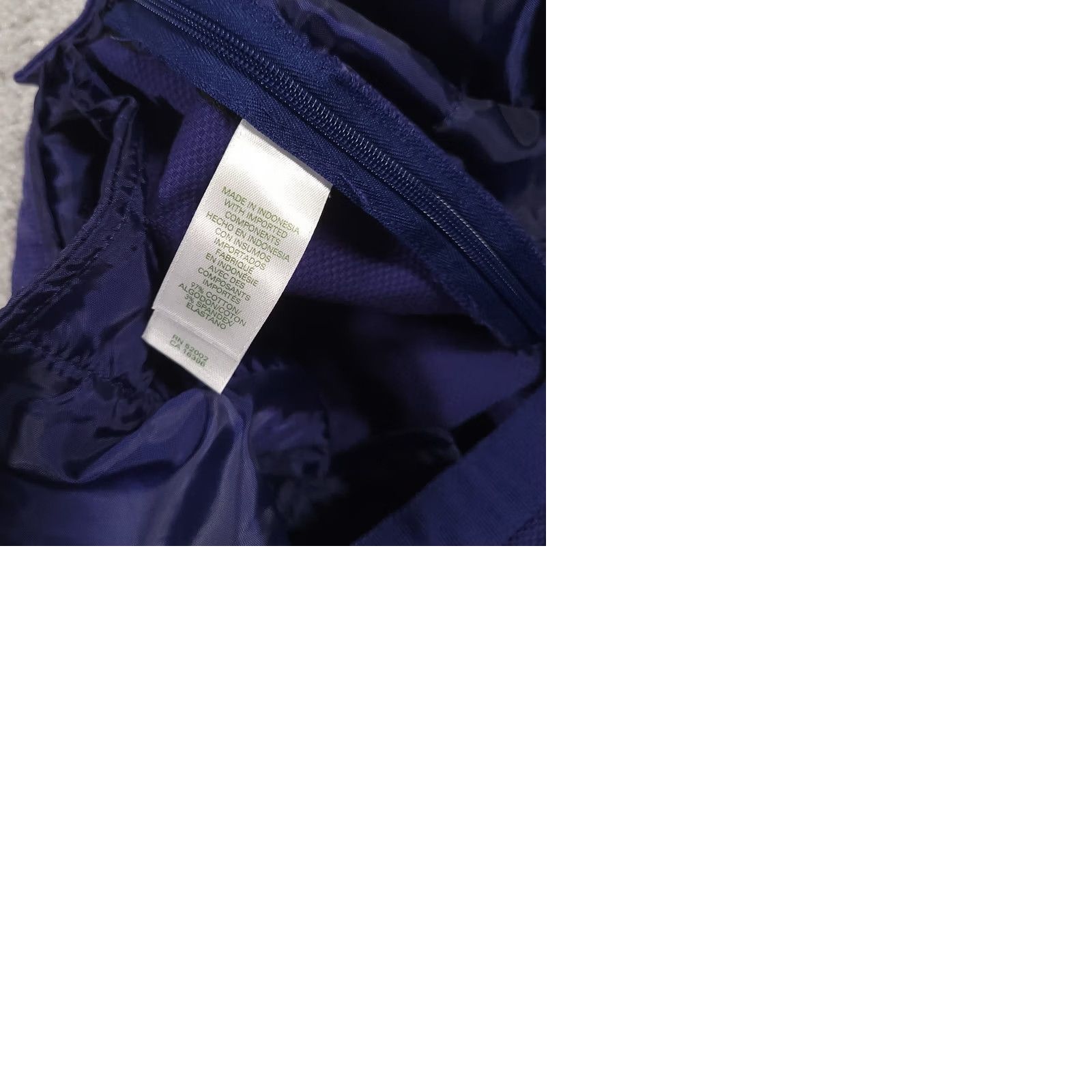 Vintage Lizgolf Pants Womens 6 Purple Audra Cotton Blend Golf Golfer Pants Regular Purple Plaid Belted Pockets 24in Inseam Size 28" / US 6 / IT 42 - 9 Thumbnail