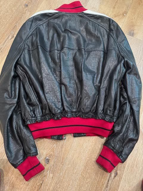 Haider Ackermann Haider Ackermann leather bomber w contrasting color band Size US S / EU 44-46 / 1 - 7 Thumbnail