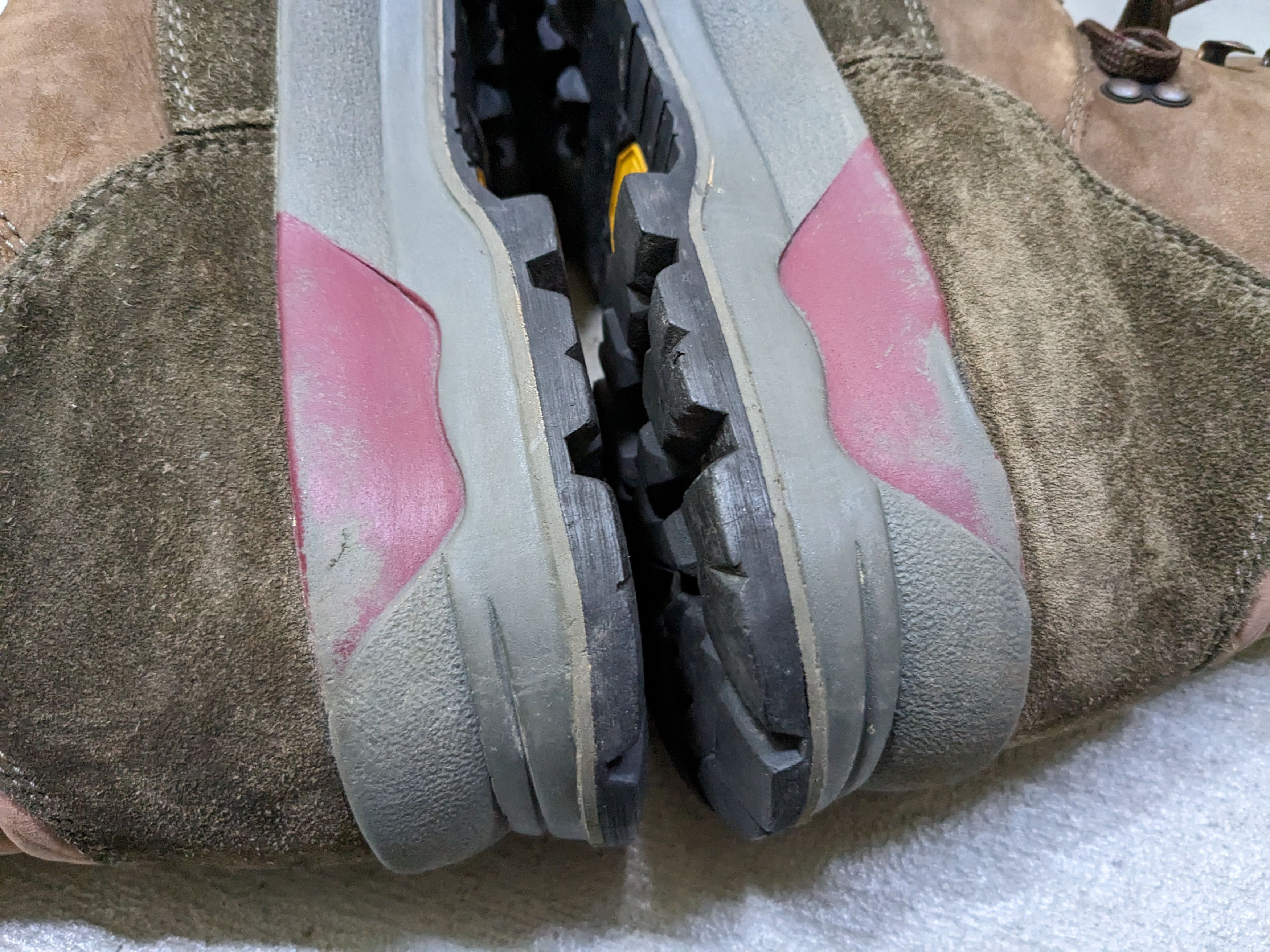Vibram × Vintage Vintage Hiking Boots Size 12 Brown Suede Leather Lace Up Size US 12 / EU 45 - 9 Thumbnail