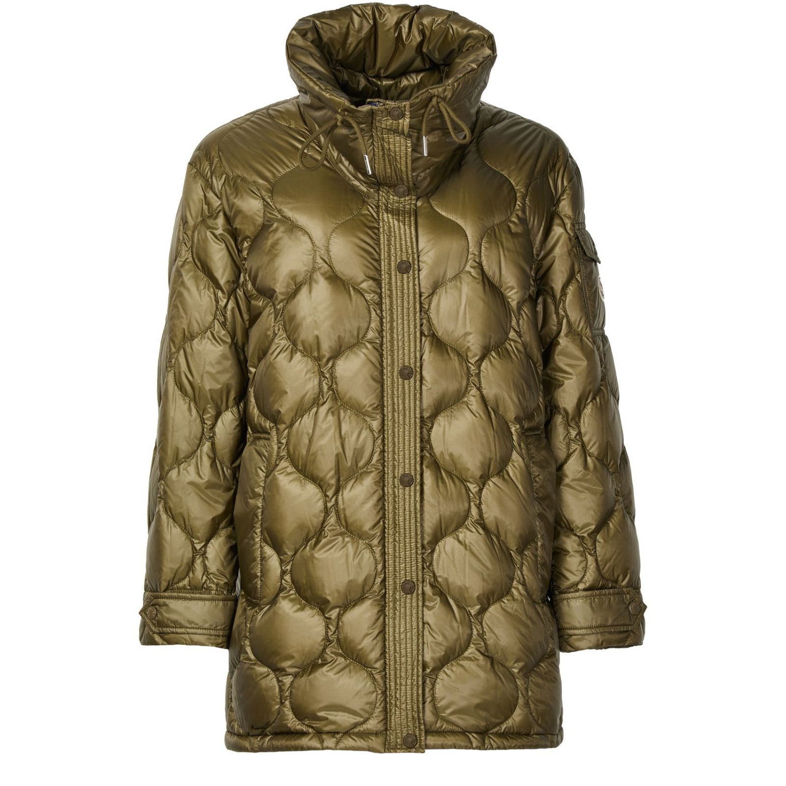 MONCLER Lombi Women's Green Jacket New (Women's size:0;)