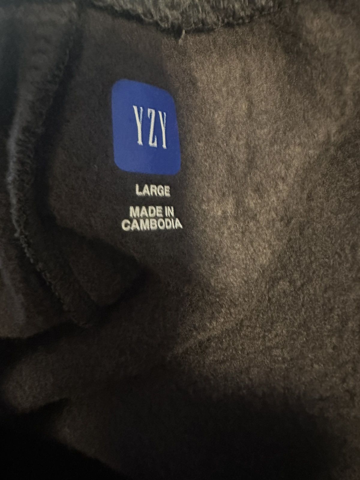 Balenciaga × Gap × Kanye West Yeezy Gap Balenciaga Fleece Sweatpants Black size large Size US 34 / EU 50 - 3 Thumbnail