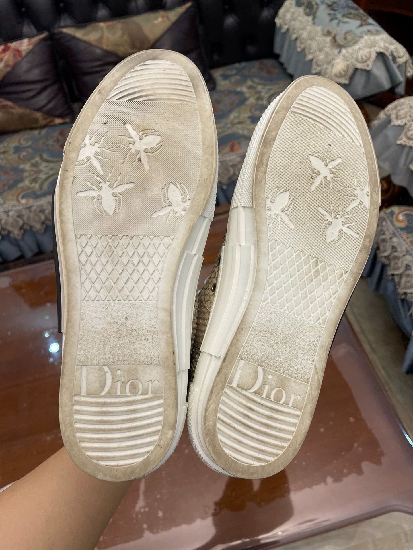 Dior Dior Men's Himalayan Rare Skin 45 Fit 44 Worn Once Size US 12 / EU 45 - 7 Thumbnail