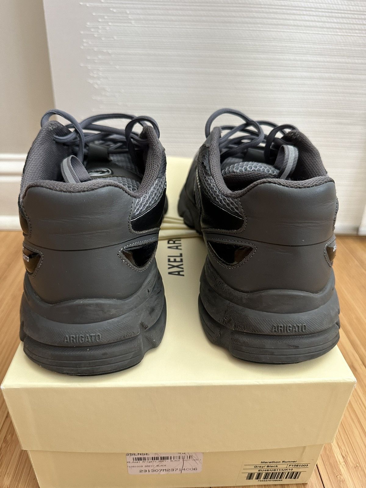Axel Arigato Axel Arigato Marathon Runner Shoes Grey/ Black Size 11 Size US 11 / EU 44 - 2 Thumbnail