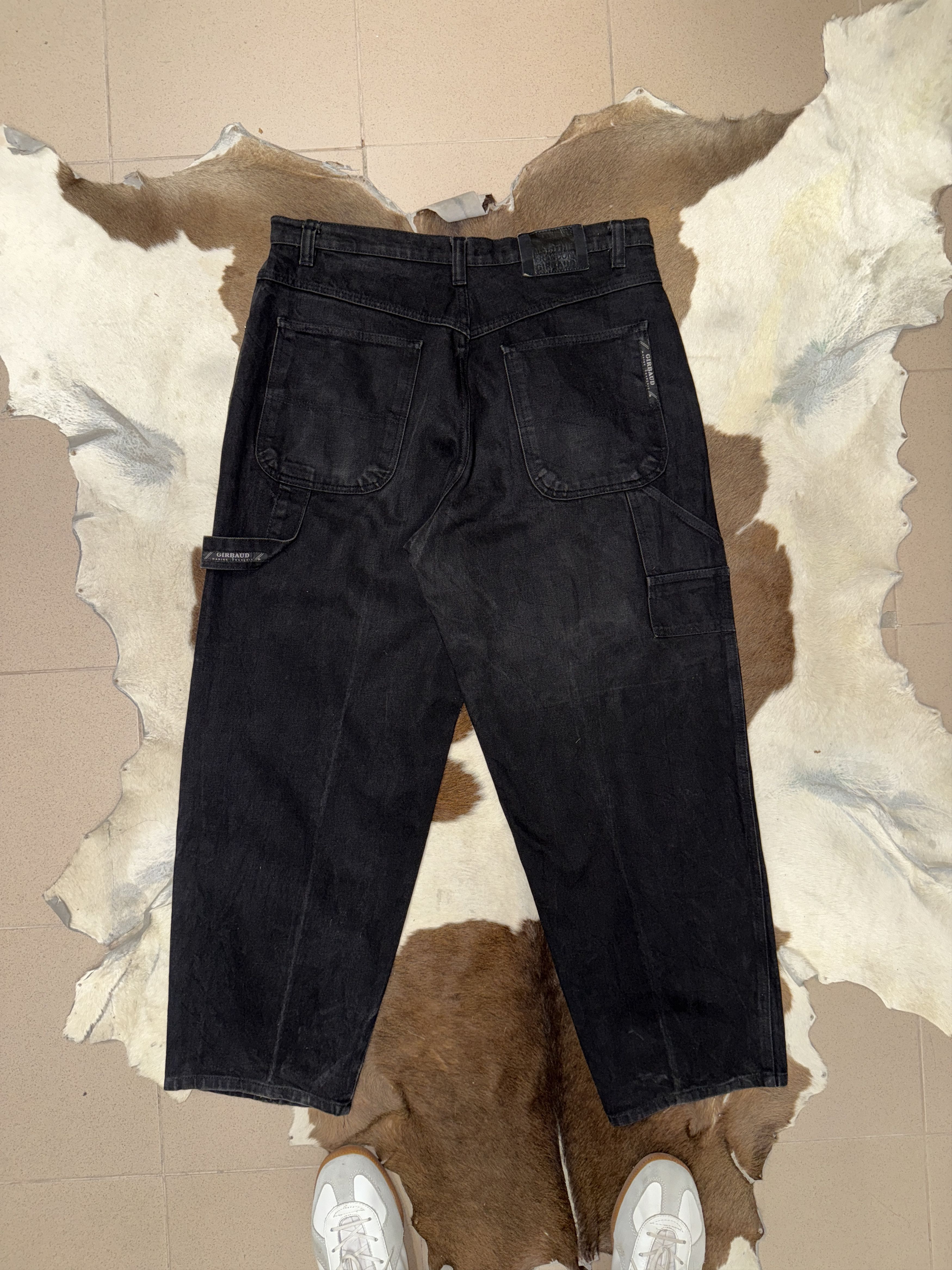 Marithe + Francois Girbaud black baggy jeans - 36