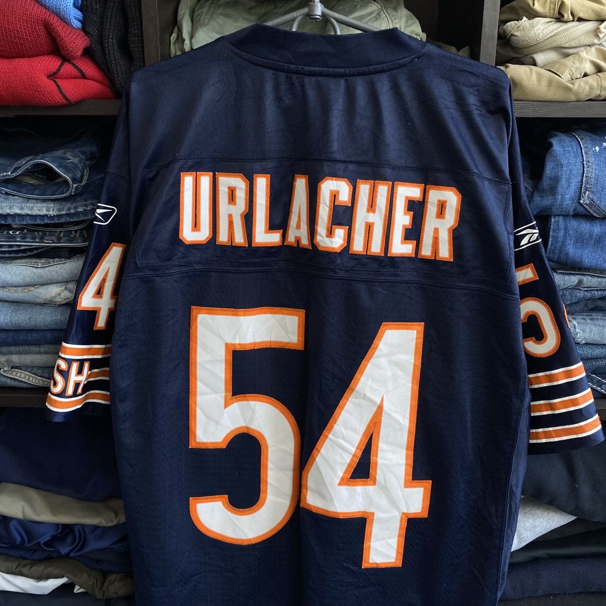 NFL Vintage NFL Chicago Bears Brian Urlacher 00’s jersey Size US L / EU 52-54 / 3 - 3 Thumbnail