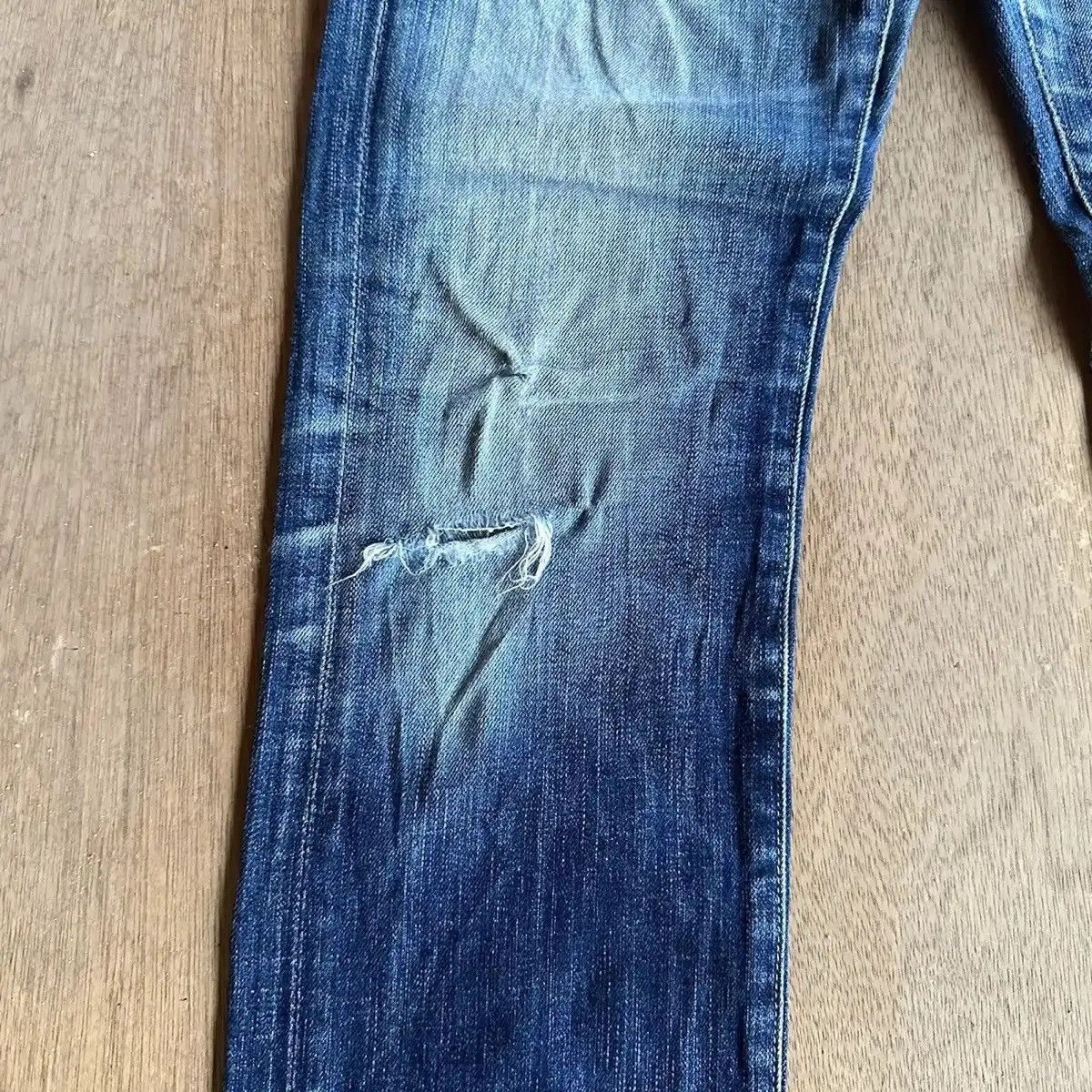 AG Adriano Goldschmied DISTRESSED DENIM ADRIANO GOLDSCHMIED JEANS PANTS MADE IN USA Size US 29 - 6 Thumbnail