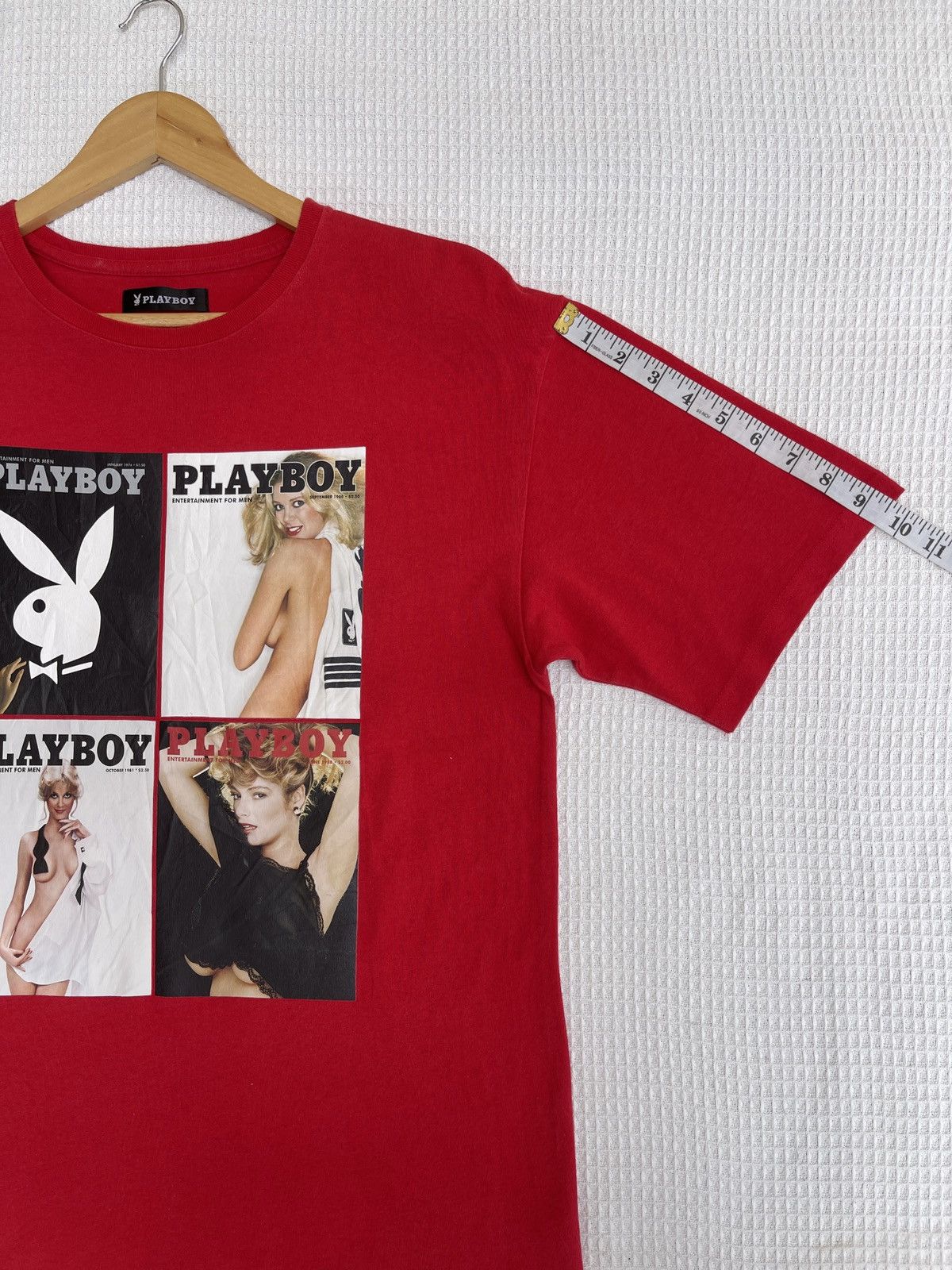 Playboy Last Drop🔥Rare🔥PLAYBOY Magazine For Men Sexy Nude Tee Size US L / EU 52-54 / 3 - 13 Thumbnail
