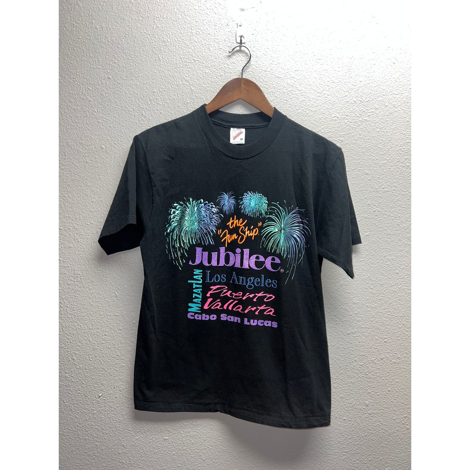 Jerzees Vintage Jubilee Shirt The Fun Ship Carnival Yacht 90s VTG Size US M / EU 48-50 / 2 - 1 Thumbnail