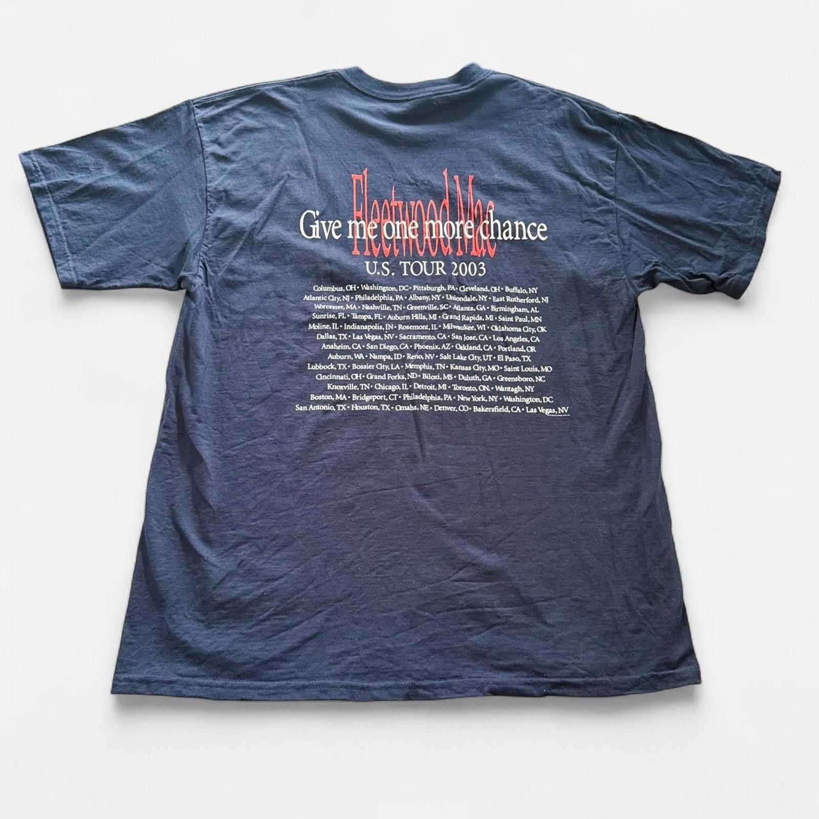Other Vintage 2003 Fleetwood Mac Say You Will Band Tour Blue XL T Size US XL / EU 56 / 4 - 4 Thumbnail