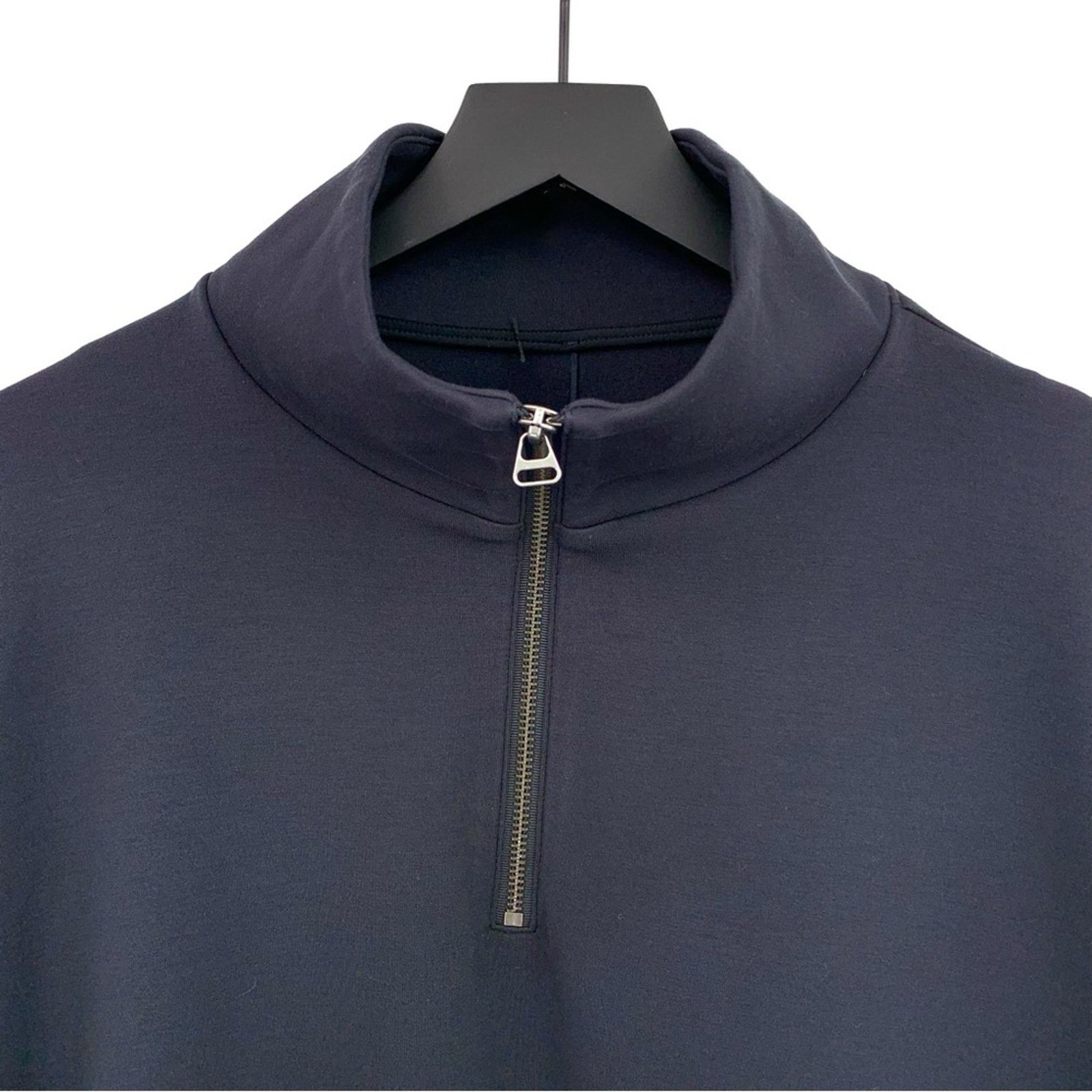 LULULEMON Men's 1/4 Zip Pullover Sweatshirt Navy Blue XXL?