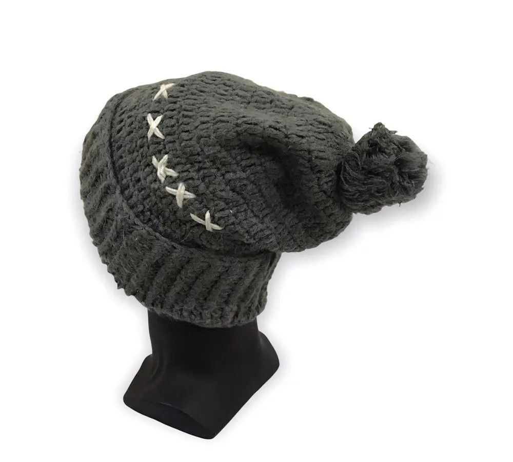 Japanese Brand × Kapital × Vintage Japanese Brand Plain Beanie Hat Size ONE SIZE - 3 Thumbnail