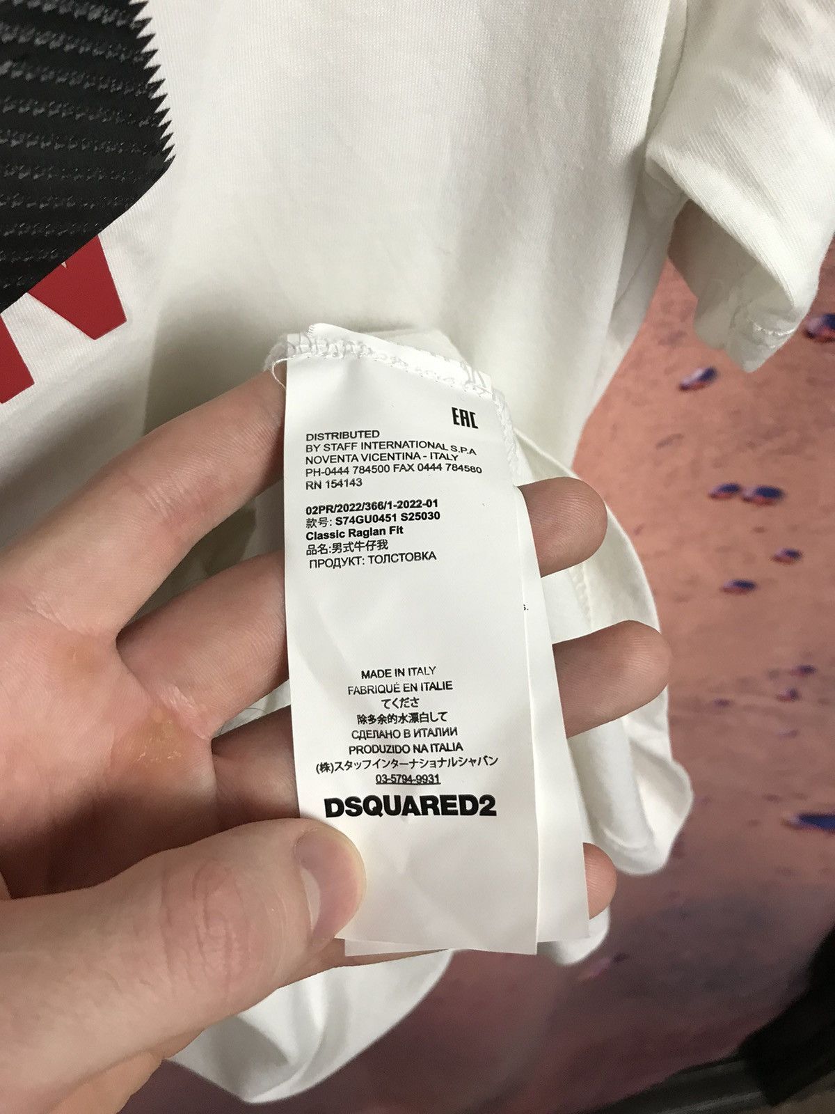 Dsquared2 Dsquared luxury streetwear tee Size US M / EU 48-50 / 2 - 6 Thumbnail