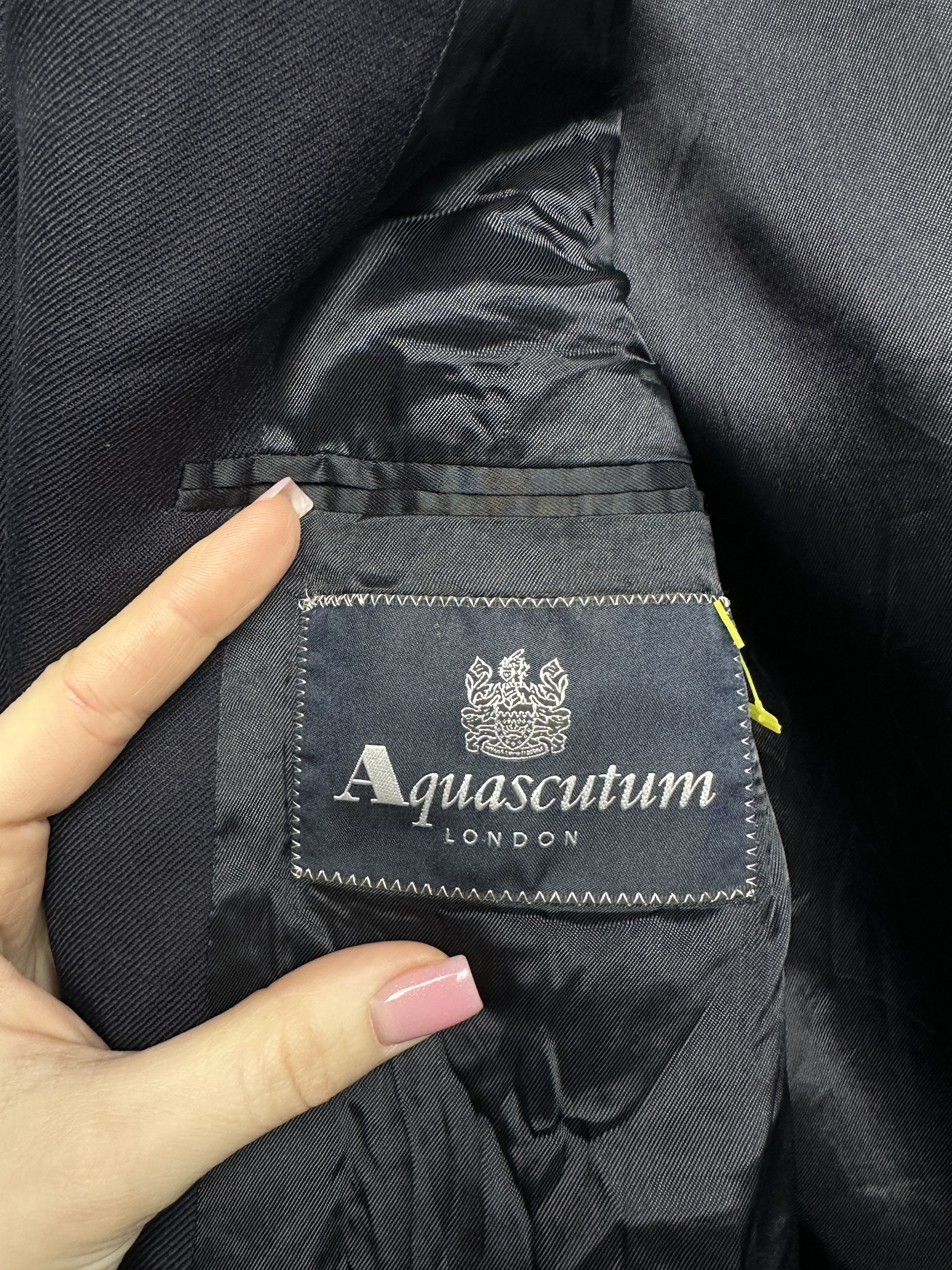 Aquascutum Aquascutum Vintage Mens Wool Blazer Jacket Size US L / EU 52-54 / 3 - 3 Thumbnail