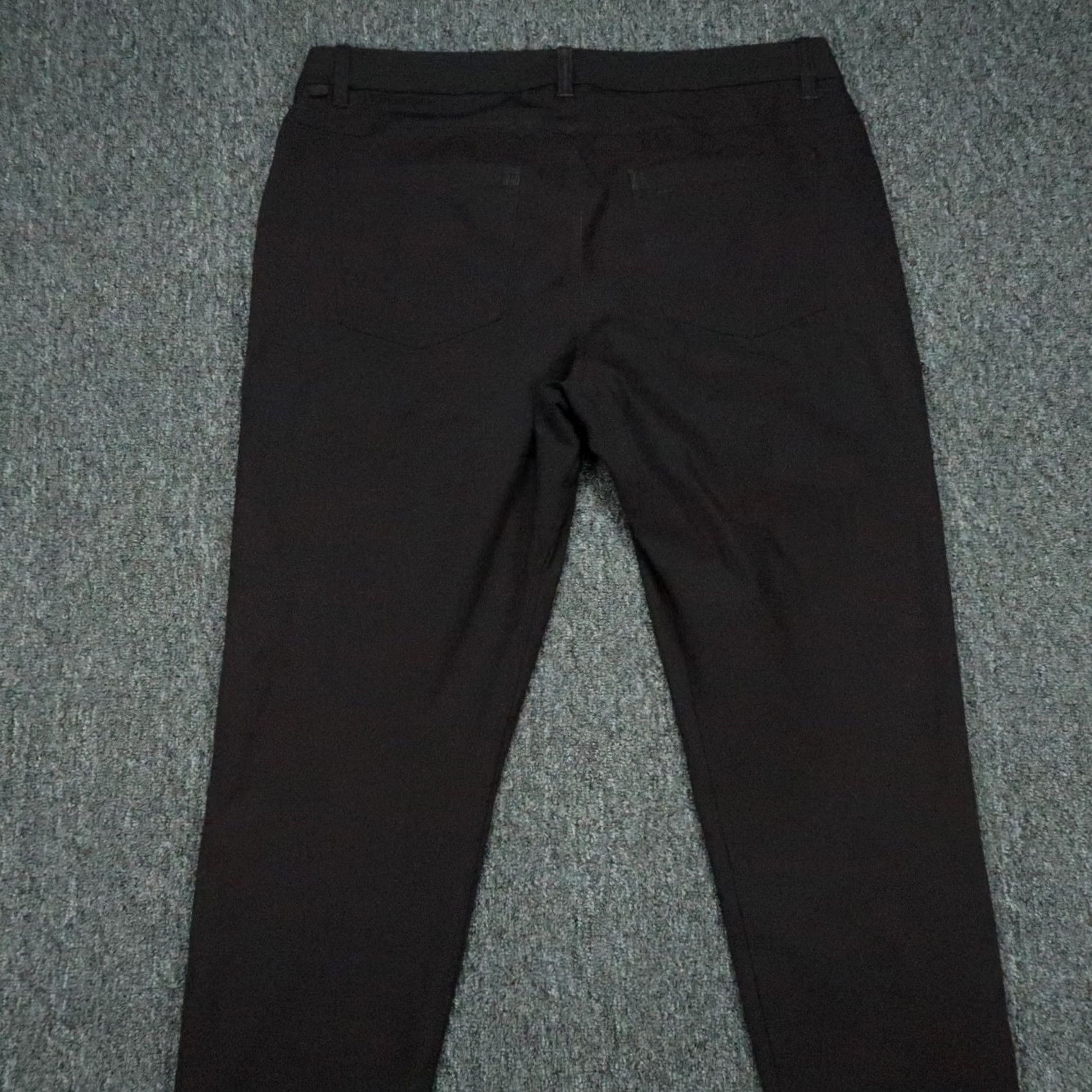 Lululemon Lululemon Pants Mens 36x33 Black Slim Fit 5 Pocket Chino 5 Stretch Trousers Size US 36 / EU 52 - 4 Thumbnail