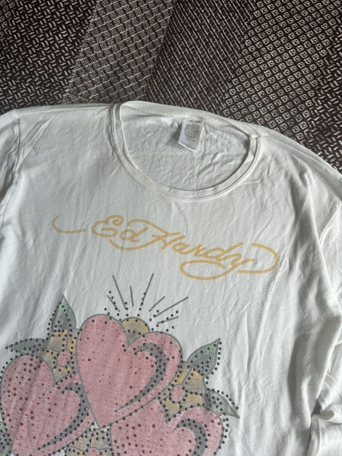 Other Ed Hardy Big Logo T-shirt Streetwear Y2K Style Size XXL USA Size XXL / US 16-18 / IT 52-54 - 6 Thumbnail