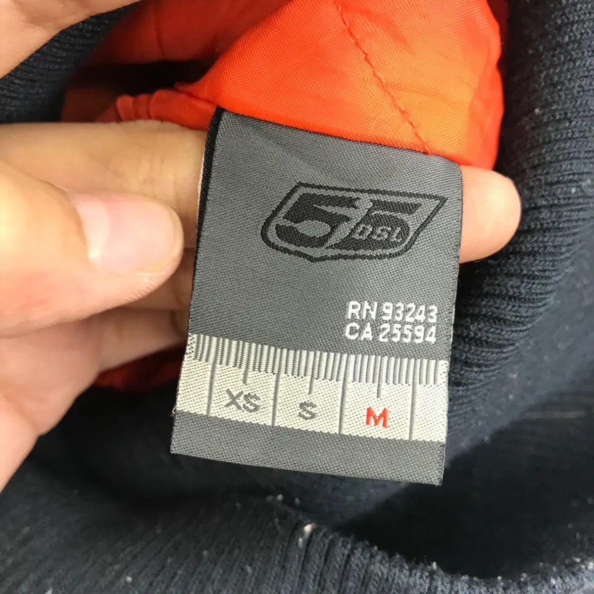 Vtg 55DSL DIESEL ITALY MA-1 Flight Bomber Jacket Windbreaker