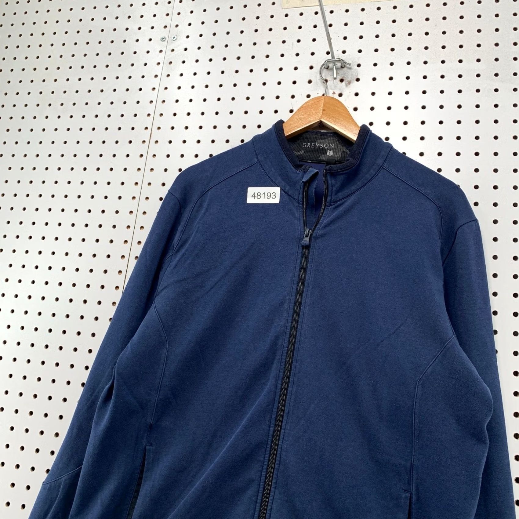 Vintage Greyson Golf Jacket Mens Large Blue Fleece Active Preppy Casual Size US L / EU 52-54 / 3 - 6 Thumbnail