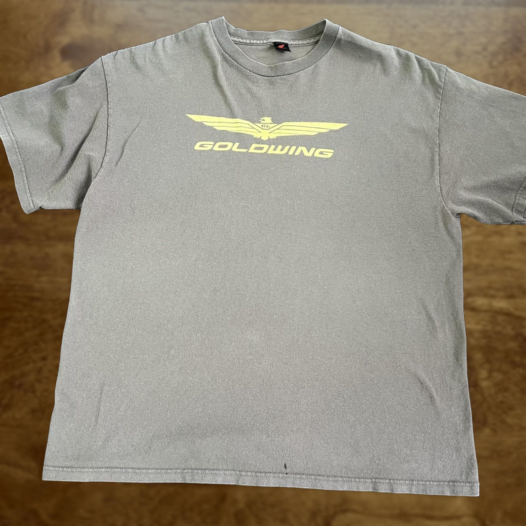 Honda Honda Goldwing Shirt Mens Large Gray Graphic Tee T-Shirt Size US L / EU 52-54 / 3 - 1 Thumbnail