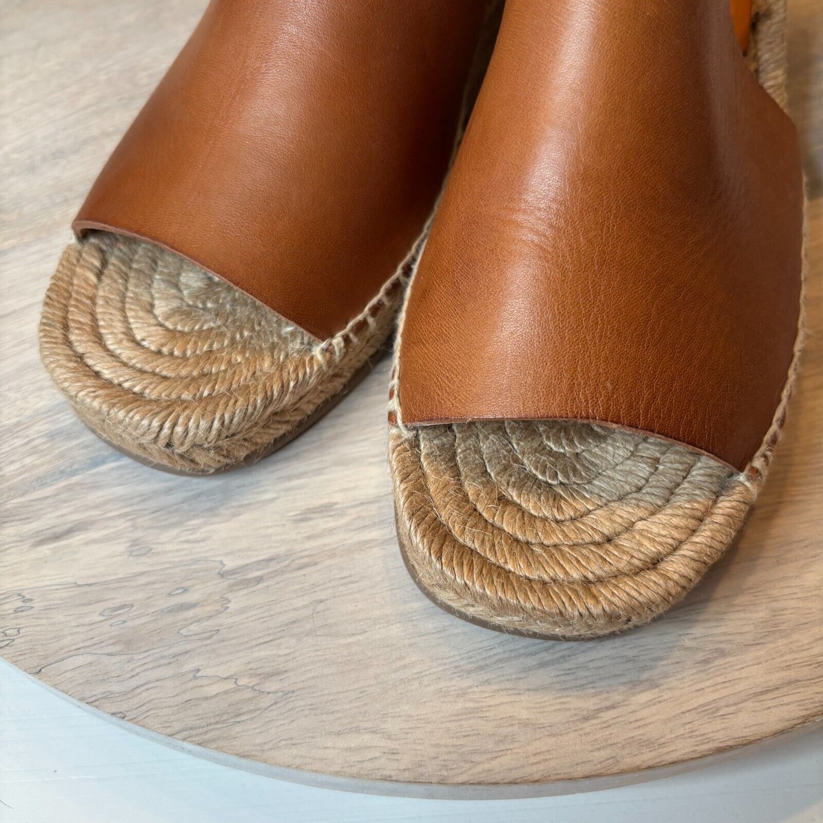 Rag & Bone Rag & Bone Espadrille Leather Wedge Sandals US Size 7.5 Size US 7.5 / IT 37.5 - 6 Thumbnail