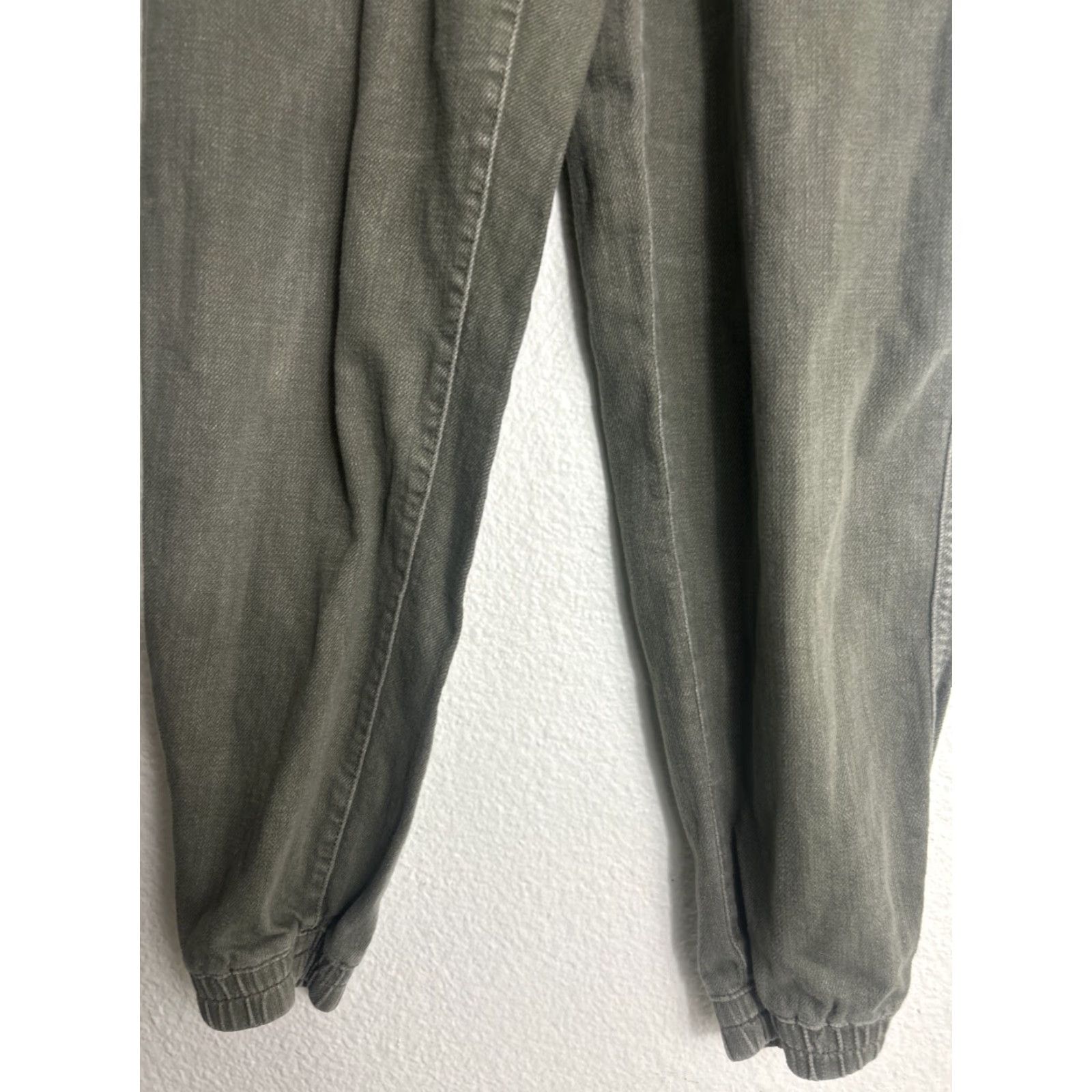 Gap Gap Army Green Cotton Ankle Joggers 30x27 Womens Size 8 Pants Regular Color Green Army Womens Size 30" / US 8 / IT 44 - 2 Thumbnail