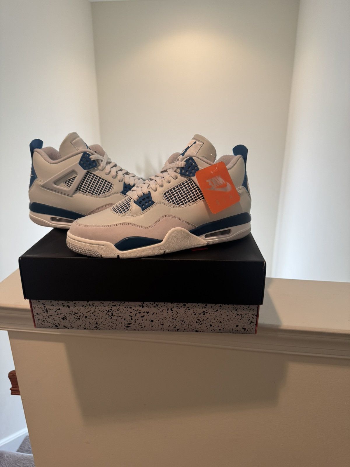 Jordan Brand Air Jordan 4 Retro Military Blue Size US 11 / EU 44 - 1 Thumbnail
