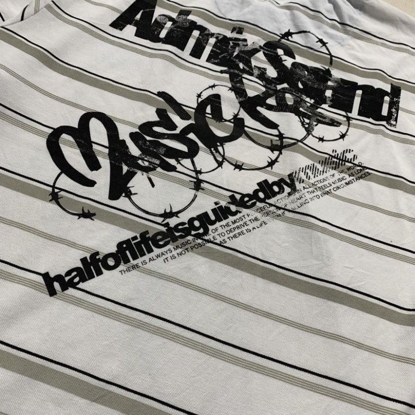 Japanese Brand 2000s BEAUMONT CARR POEM STRIPE IFSIX LGB V-KEII LGB STYLE Size US XXL / EU 58 / 5 - 9 Thumbnail