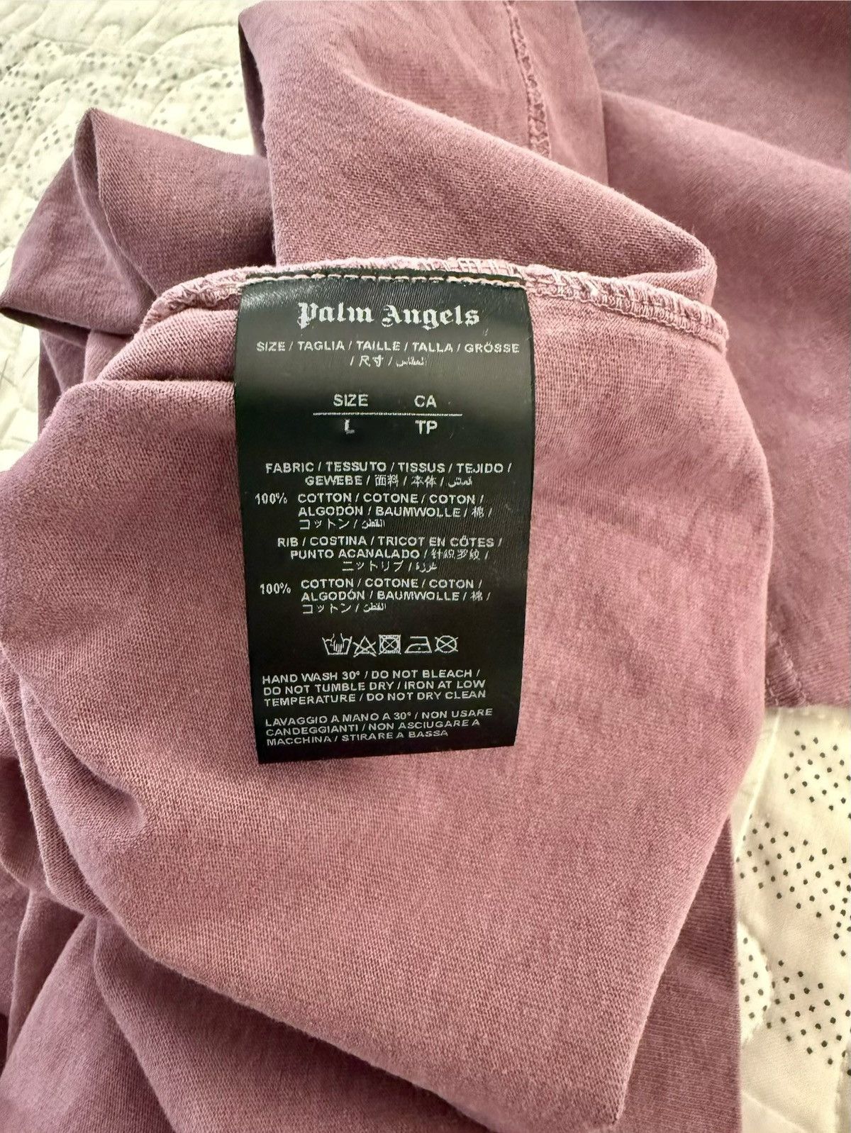 Palm Angels Palm Angels Classic Logo T- L- Magenta, pink lettering Size US L / EU 52-54 / 3 - 4 Thumbnail