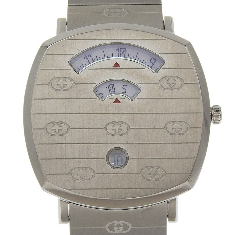 Gucci Gucci Gucci Grip Stainless Steel Watch Metal Quartz 157.3 DUTY FREE for USA Size ONE SIZE - 1 Thumbnail