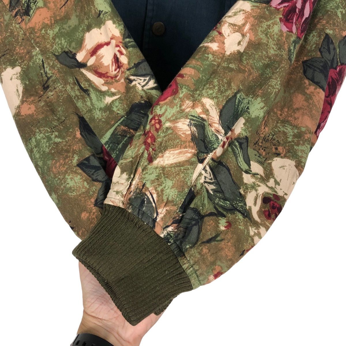Japanese Brand 🔥90’s Rare Cropped Jacket Ball Donna Japan Floral Sleeve Size M / US 6-8 / IT 42-44 - 12 Thumbnail