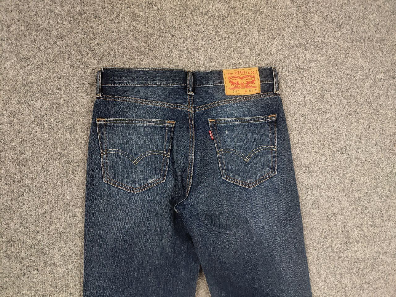 Levi's Levis 511 Stretch Distressed Denim Jeans Vintage Style Size US 31 - 8 Thumbnail