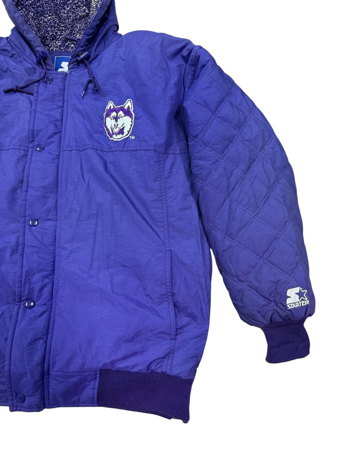 Kanto Starter RARE VINTAGE 90s STARTER HUSKIES PUFFER JACKET Size US XL / EU 56 / 4 - 7 Thumbnail