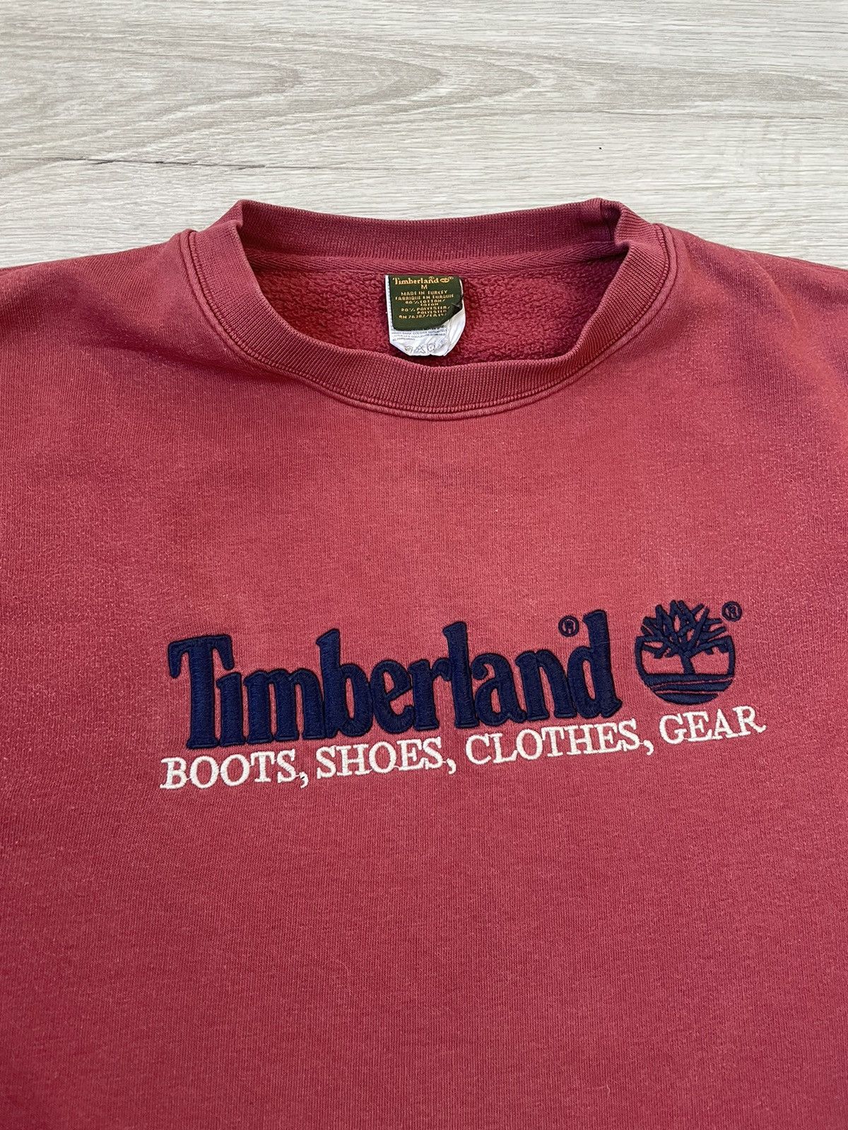 Timberland × Vintage Vintage Sweatshirt Timberland Rare Size US L / EU 52-54 / 3 - 9 Thumbnail