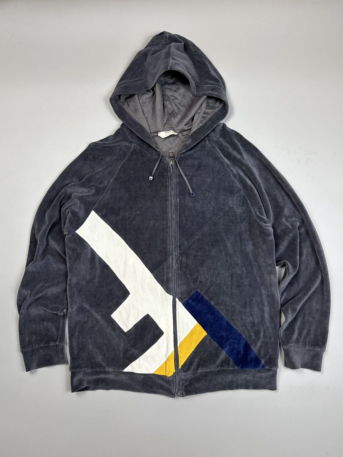 Fendi Fendi Grey Full zip Size US M / EU 48-50 / 2 - 1 Thumbnail