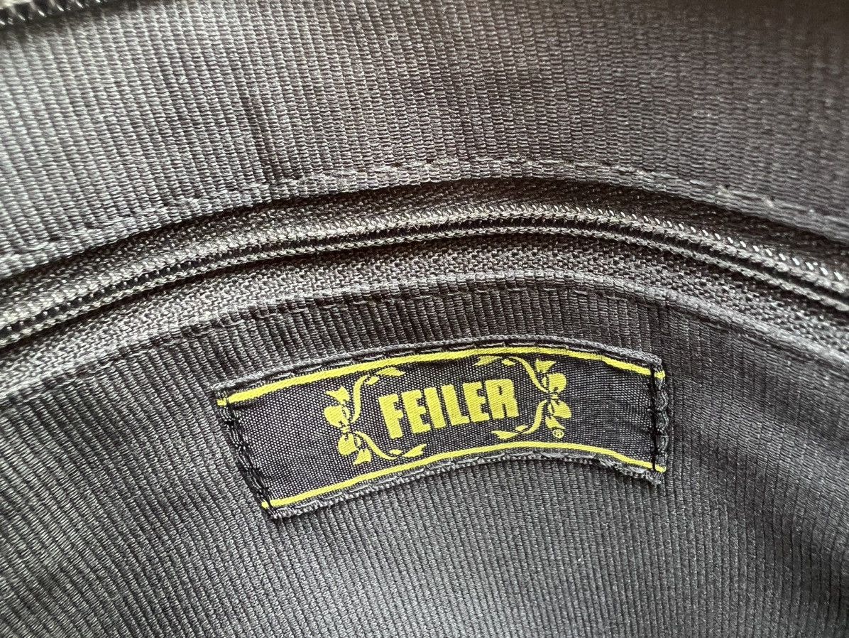 Leather Vintage FEILER Germany Hybrid Leather Jacquard Sling Bag Size ONE SIZE - 21 Thumbnail