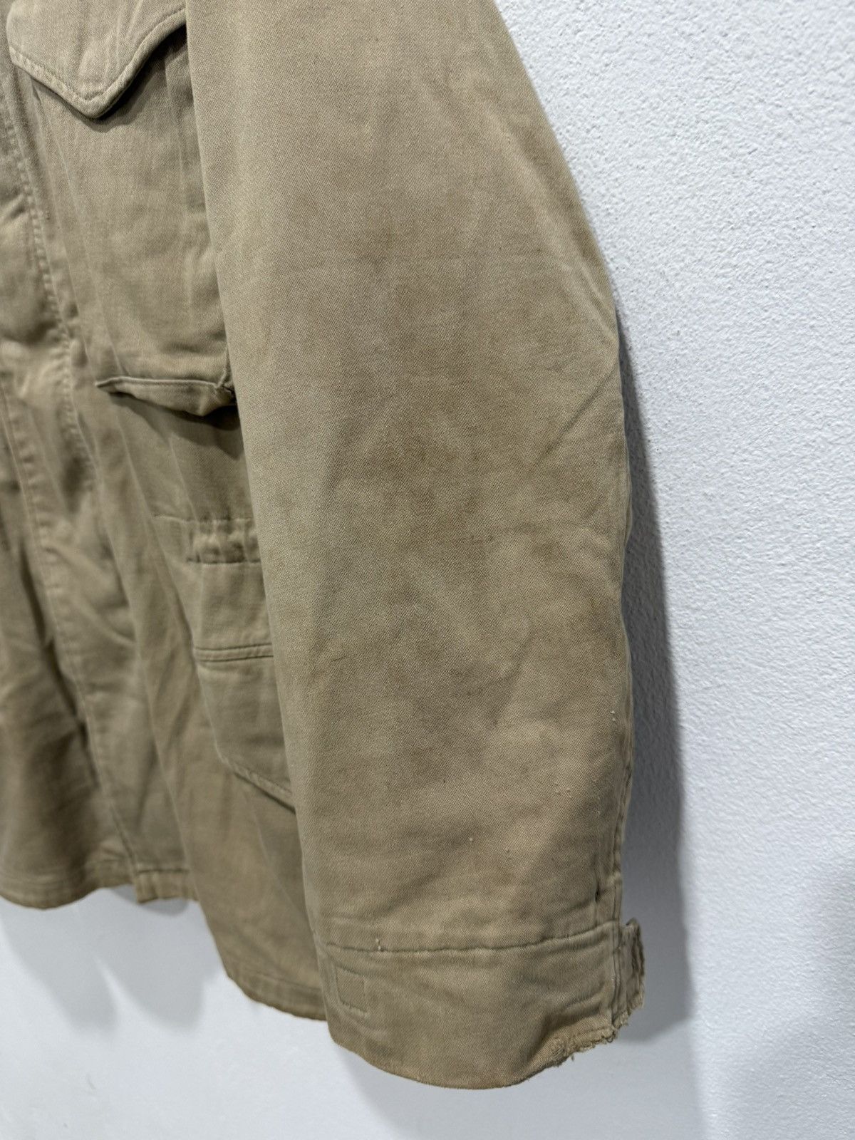 Alpha Industries VINTAGE M65 Field Jacket, Alpha Industries Tan Khaki Rare Size US S / EU 44-46 / 1 - 4 Thumbnail