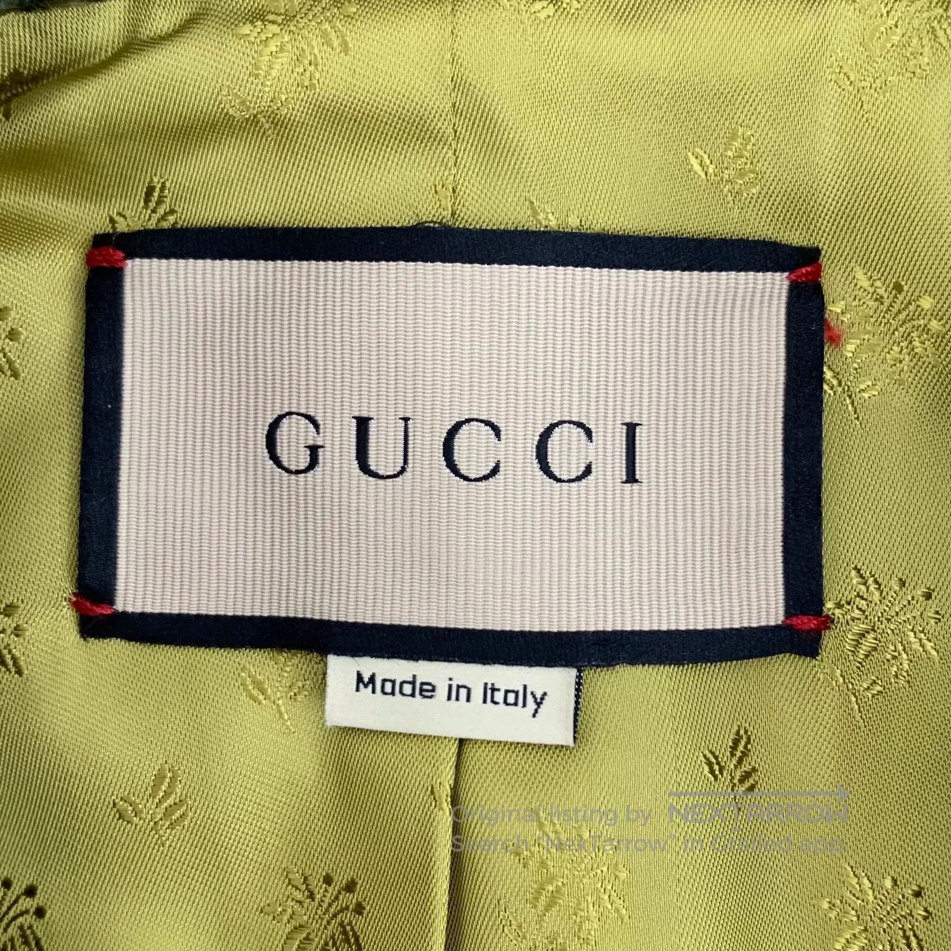 Gucci Gucci Green Wool Tweed Jacket. Size US XS / EU 42 / 0 - 5 Thumbnail