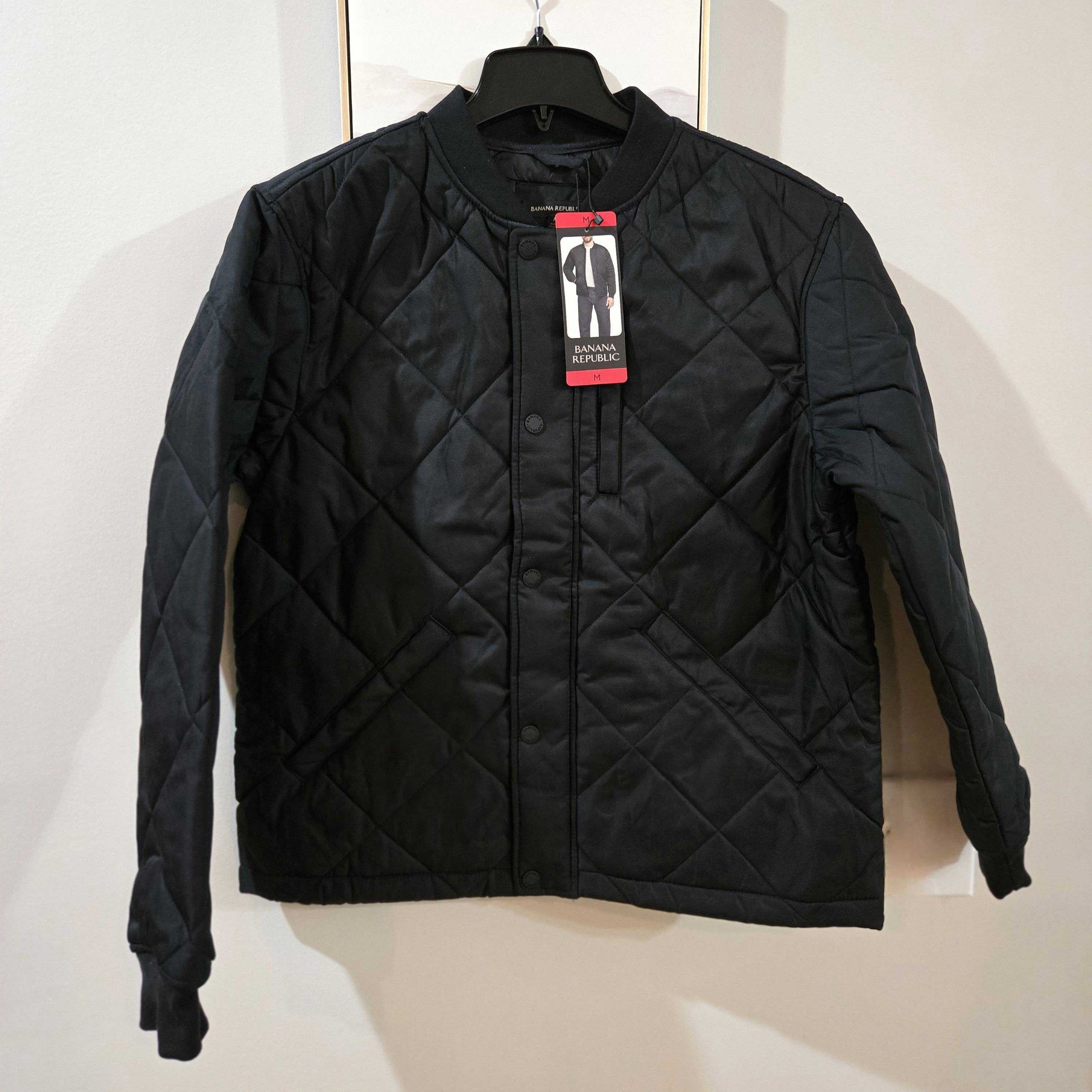 Banana Republic NEW!! Banana Republic Men’s Quilted Bomber Jacket Size US S / EU 44-46 / 1 - 6 Thumbnail