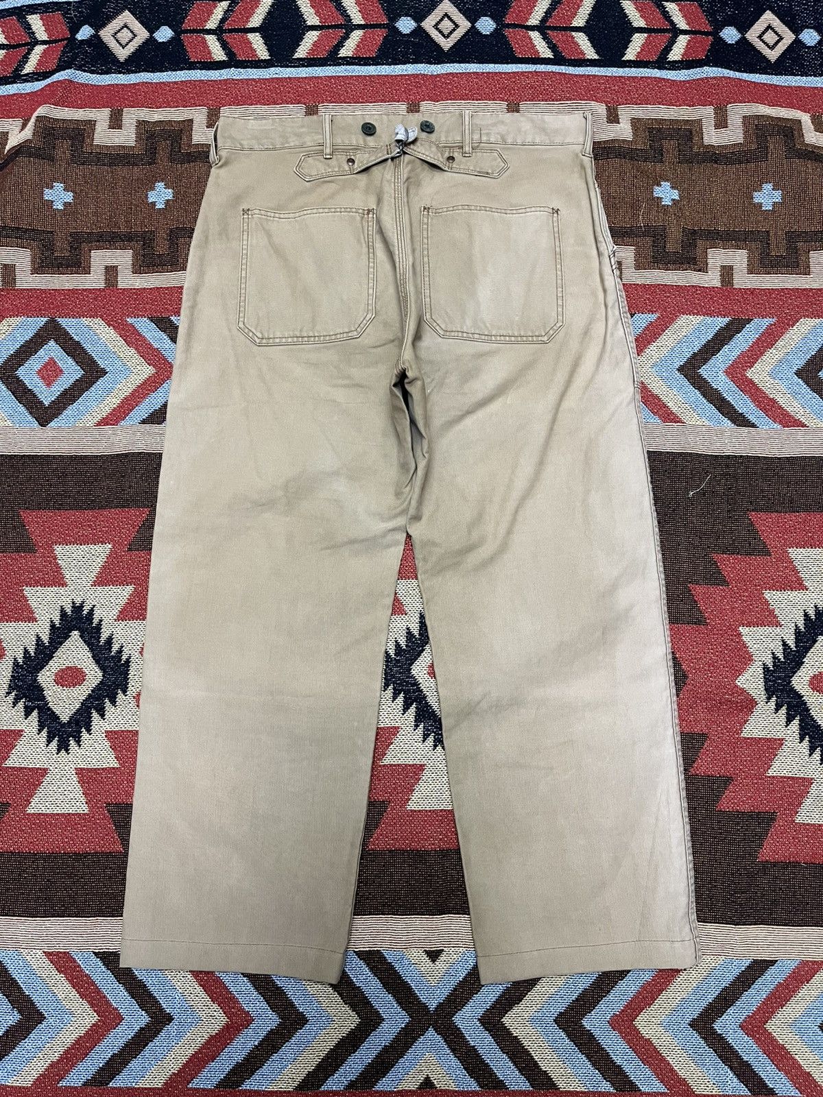 Schott 💀Vtg Schott Nyc Fatigue pants💀 Size US 34 / EU 50 - 4 Thumbnail