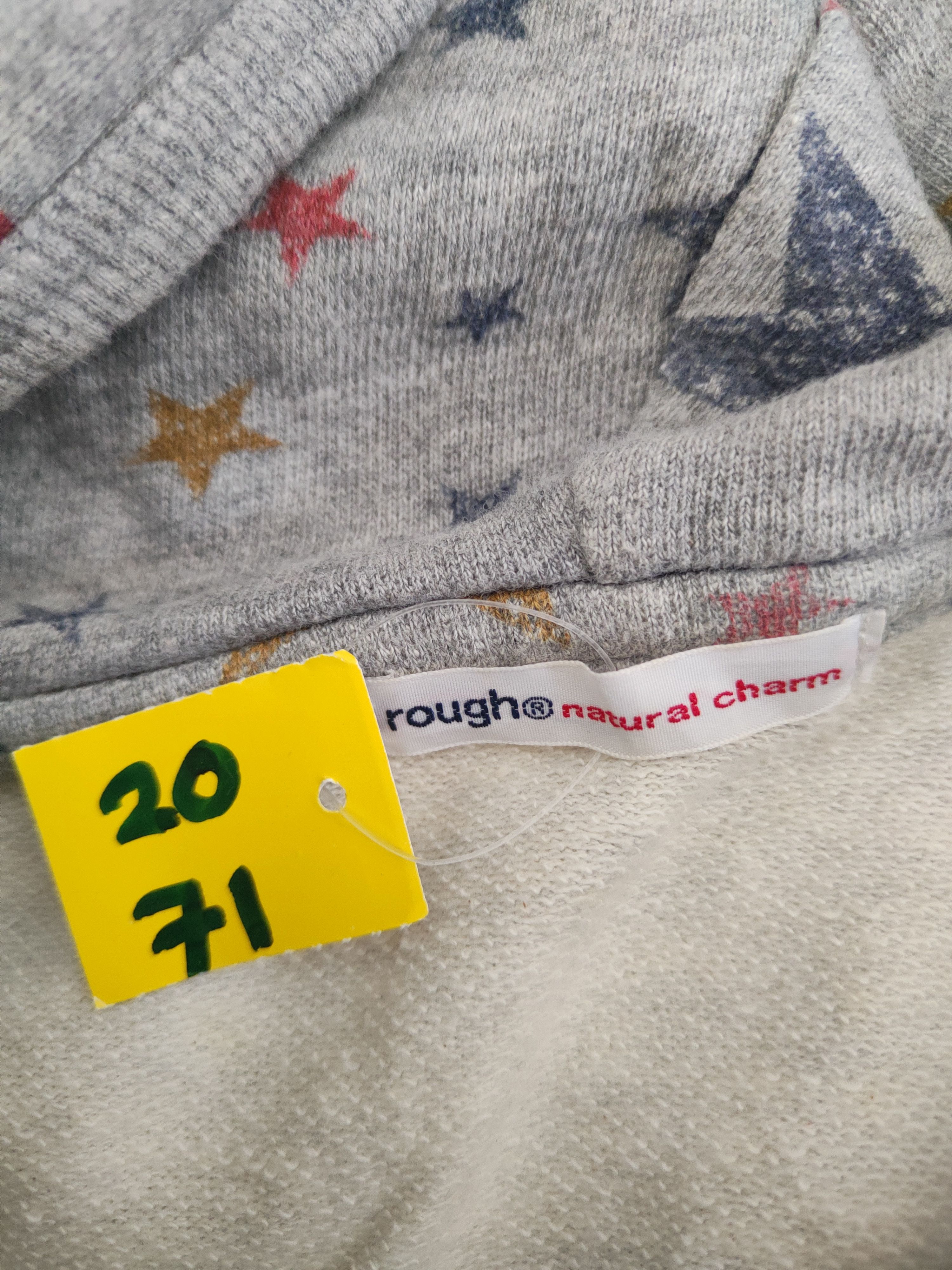 Japanese Brand DL Rough Gray Star Hoodie Sweatshirts# 2071 Size M / US 6-8 / IT 42-44 - 13 Thumbnail