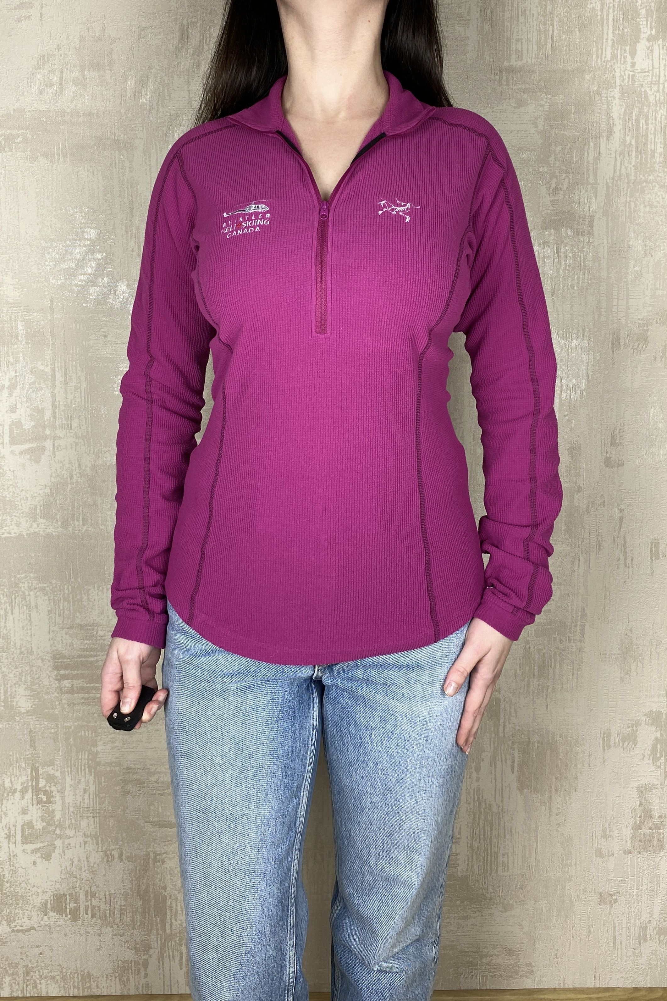 Arc'teryx Arcteryx Polartec Pink Activewear Fleece 1/4 Zip Top Size S / US 4 / IT 40 - 1 Thumbnail