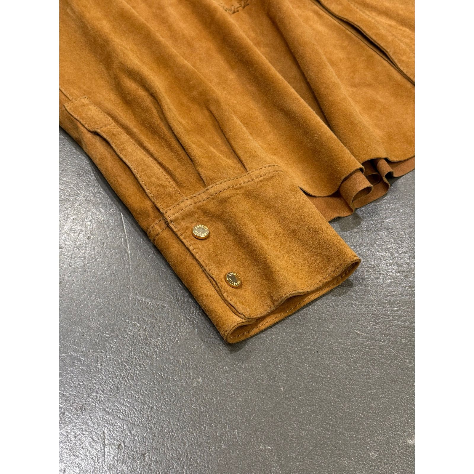 Roberto Cavalli 2003 Roberto Cavalli western suede leather shirt Size L / US 10 / IT 46 - 4 Thumbnail
